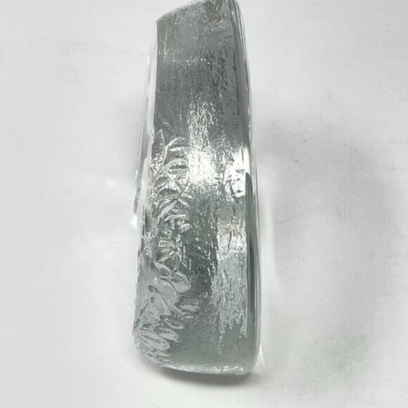 Mats Jonasson Baby Fawn Signed Lead Crystal Swedish Art Glass Paperweight - Picture 3 of 10